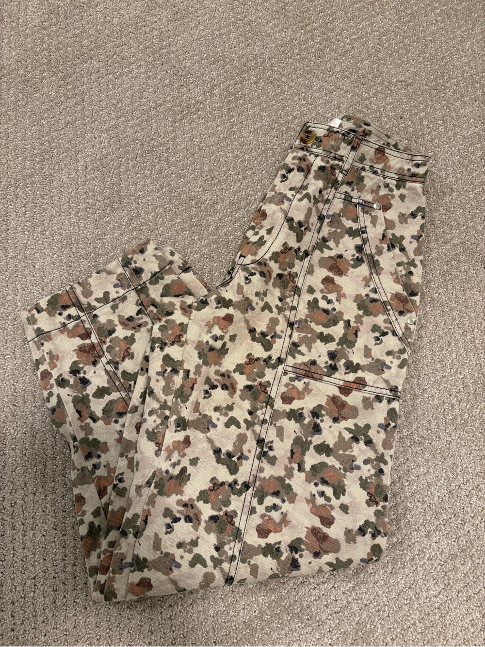 Anthropologie Slim Barrel Utility Pants